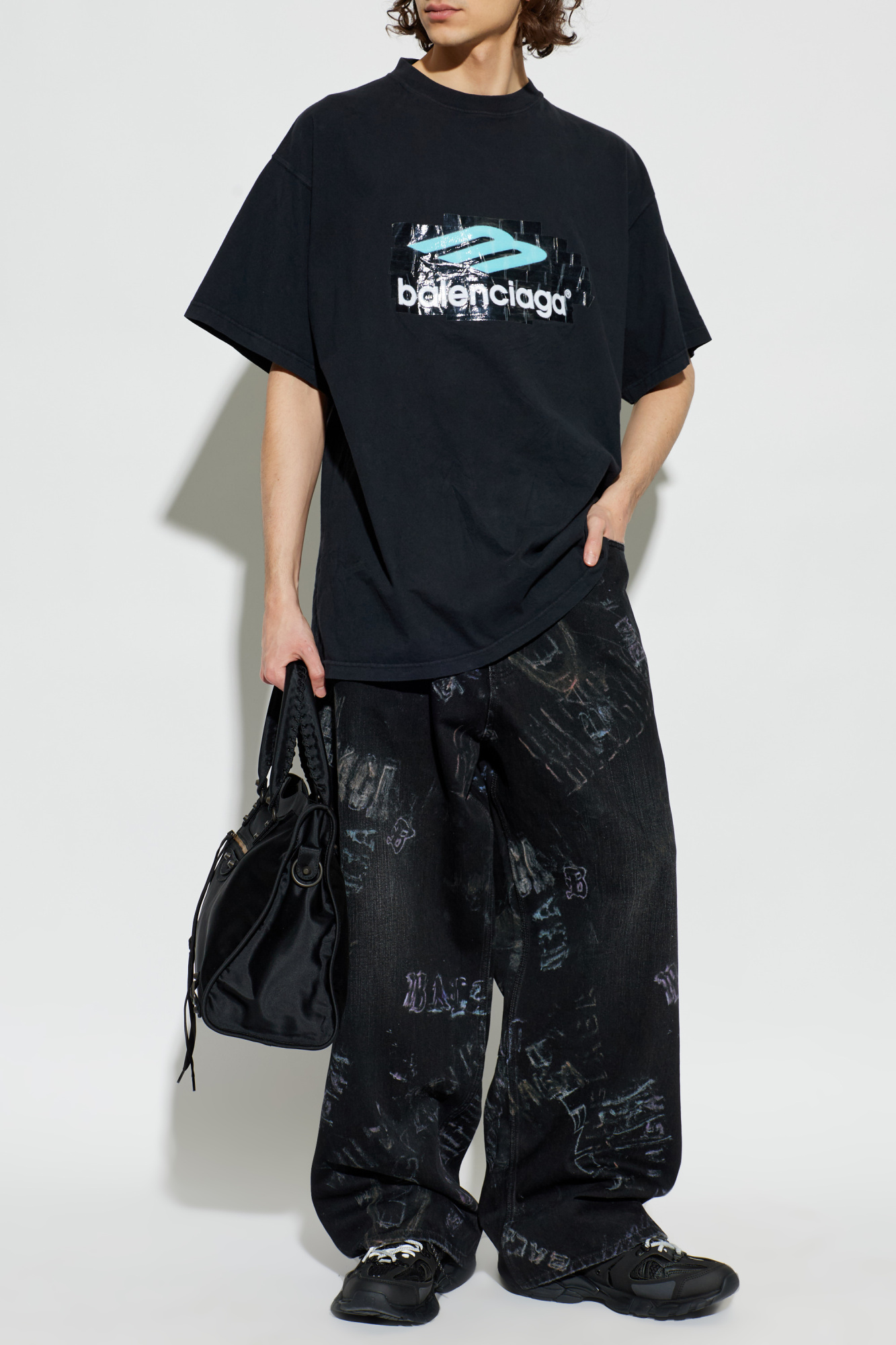 Balenciaga T-shirt with print | Men's | Vitkac